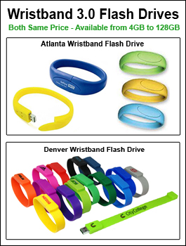 Wristband Flash Drives 3.0
